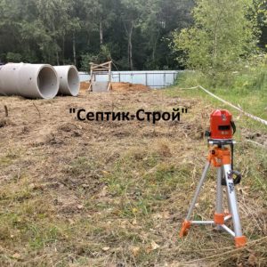 Септик из колец в Тимашево